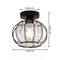 Crystal Chandelier Aisle Hallway Light Flush Mounted Modern Ceiling Fixture E27